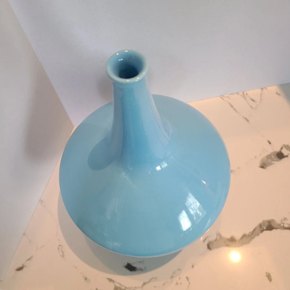 Kenneth Wingard Made In Italy‎ Blue Vase 11
